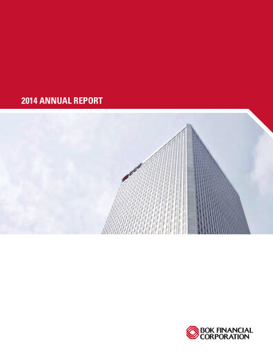 Miniature BOK Financial Rapport annuel 2014