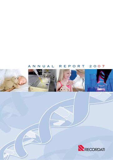 Thumbnail Recordati
 Annual Report 2007