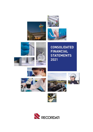 Thumbnail Recordati
 Financial Statement 2021