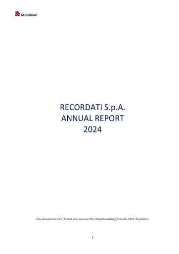 Thumbnail Recordati
 Financial Statement 2024