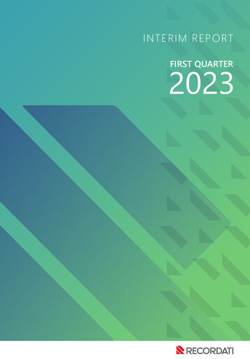 Thumbnail Recordati
 Quarterly Report 2023-q1