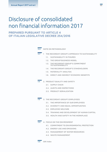 Thumbnail Recordati
 Sustainability Report 2017