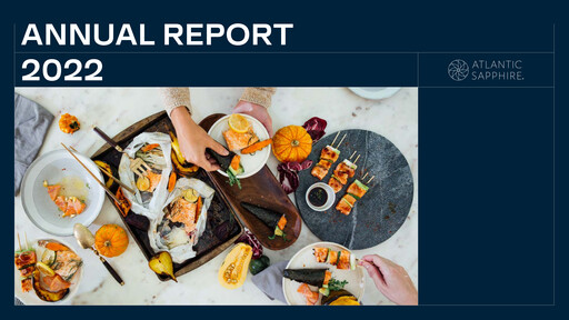 Thumbnail Atlantic Sapphire Annual Report 2022