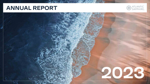 Thumbnail Atlantic Sapphire Annual Report 2023