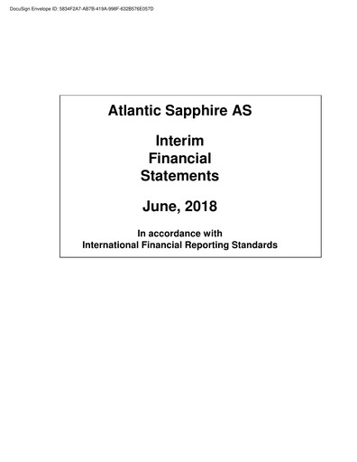Vorschaubild Atlantic Sapphire Halbjahresbericht 2018-h1