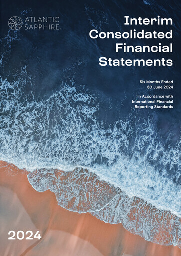 Vorschaubild Atlantic Sapphire Halbjahresbericht 2024-h1