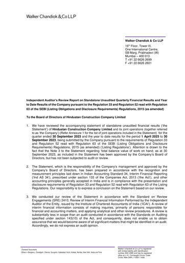 Thumbnail Hindustan Construction Company
 Quarterly Report 2023-q2