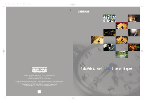 Thumbnail Usiminas Annual Report 2000