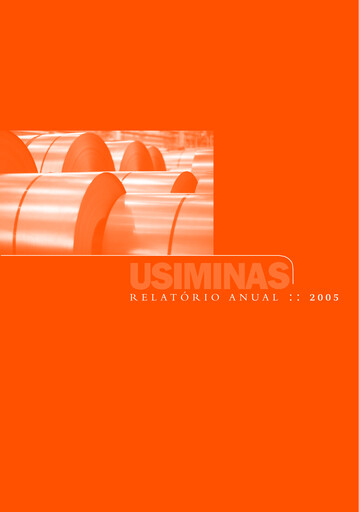 Vorschaubild Usiminas Jahresbericht 2005