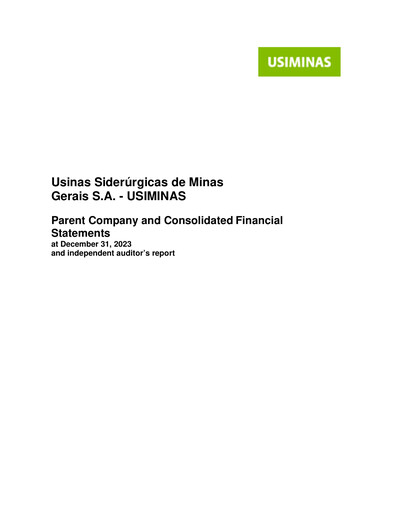 Thumbnail Usiminas Financial Statement 2023