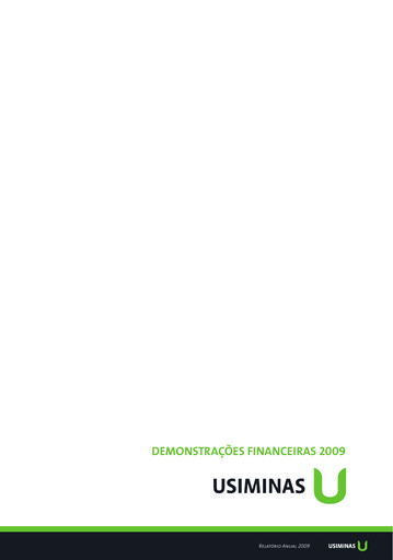 Thumbnail Usiminas Financial Statement 2009