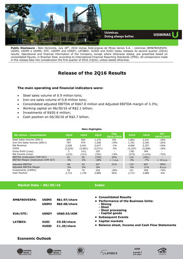 Thumbnail Usiminas Quarterly Report 2016-q2