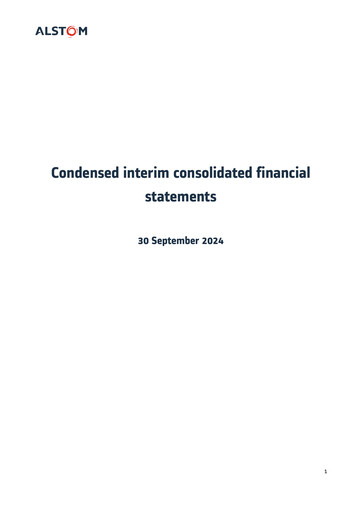 Thumbnail Alstom Financial Statement 2024-h1