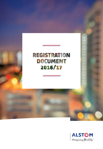 Thumbnail Alstom Universal Registration Document 2016-2017