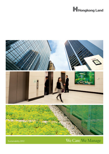 Miniature Hongkong Land
 Rapport de durabilité 2012