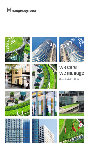Miniature Hongkong Land
 Rapport de durabilité 2013