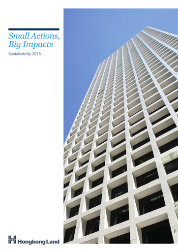 Miniature Hongkong Land
 Rapport de durabilité 2015