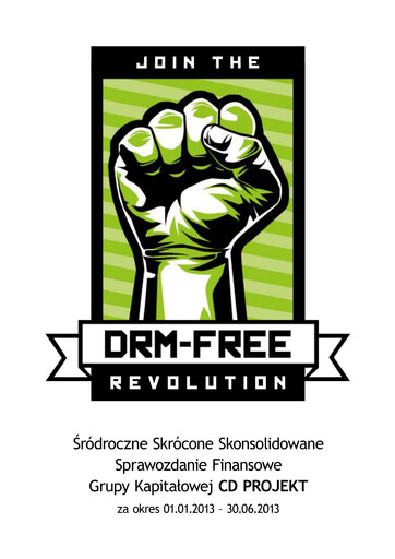 Miniature CD Projekt Bilan financier 2013-h1