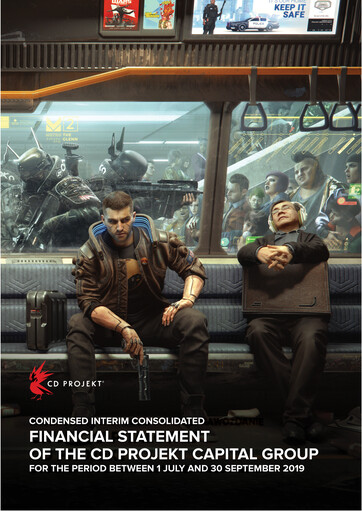 Miniature CD Projekt Rapport trimestriel 2019-q3