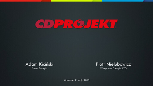 Thumbnail CD Projekt Quarterly Report 2013-q1