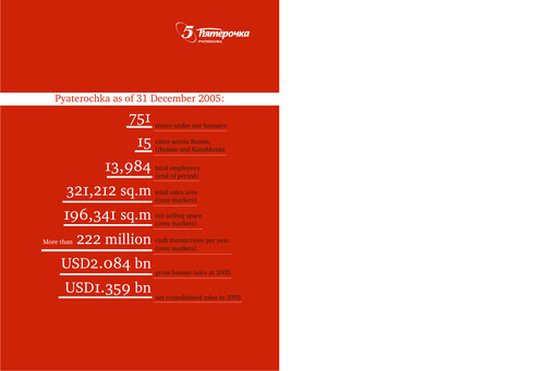 Miniature X5 Retail Group Rapport annuel 2005