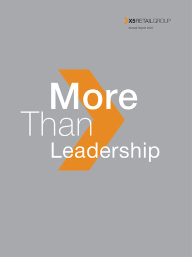 Miniature X5 Retail Group Rapport annuel 2007