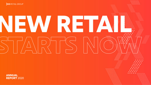 Miniature X5 Retail Group Rapport annuel 2020