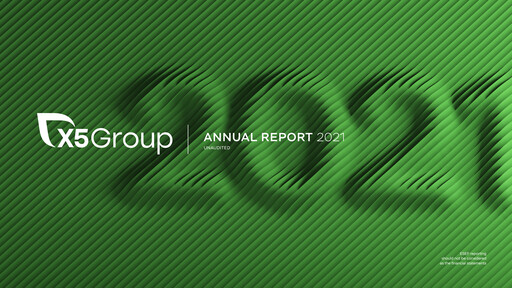 Miniature X5 Retail Group Rapport annuel 2021