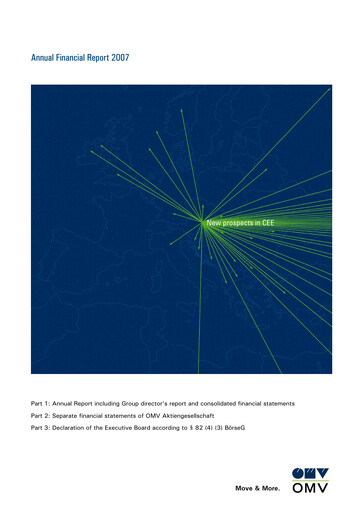 Thumbnail OMV
 Financial Statement 2007