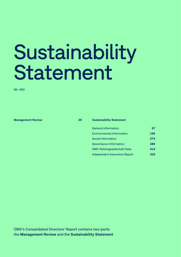 Thumbnail OMV
 Sustainability Report 2024
