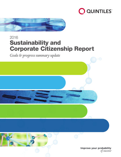 Miniature IQVIA Rapport de durabilité 2016