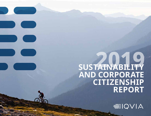 Miniature IQVIA Rapport de durabilité 2019