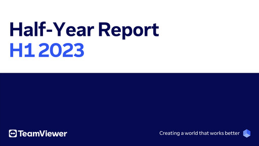 Thumbnail TeamViewer Half-year Report 2023-h1