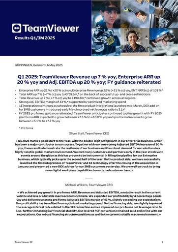 Thumbnail TeamViewer Quarterly Report 2025-q1