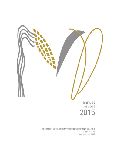 Thumbnail Miramar Hotel and Investment Annual Report 2015
