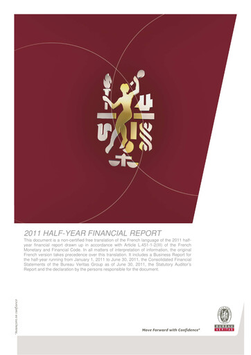 Thumbnail Bureau Veritas Half-year Report 2011-h1