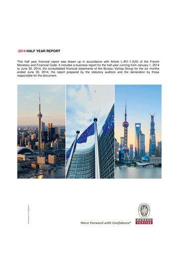 Thumbnail Bureau Veritas Half-year Report 2014-h1