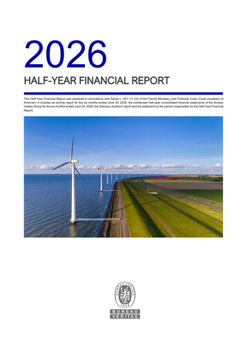 Miniature Bureau Veritas Rapport semestriel 2026-h1