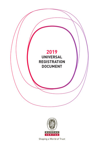 Thumbnail Bureau Veritas Universal Registration Document 2019