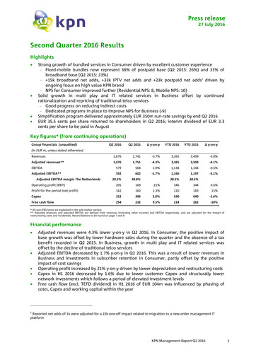 Thumbnail KPN Quarterly Report 2016-q2