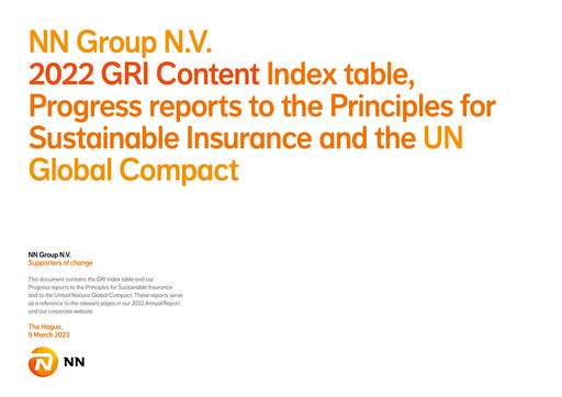 Thumbnail NN Group ESG Report 2022