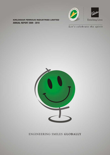 Thumbnail Kirloskar Ferrous Industries Annual Report 2009-2010