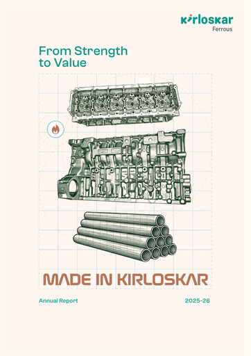 Miniature Kirloskar Ferrous Industries Rapport annuel 2025-2026