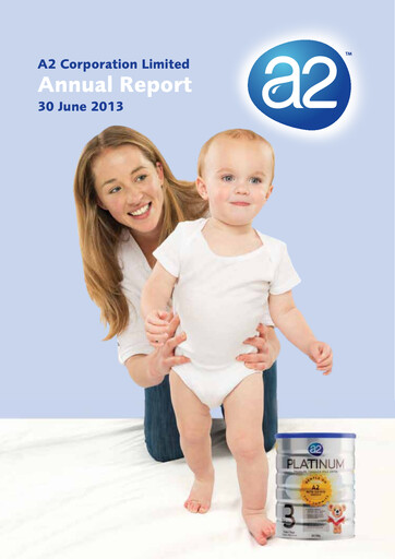 Thumbnail The a2 Milk Company
 Annual Report 2013