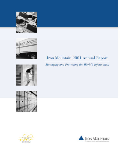 Thumbnail Iron Mountain Annual Report 2001