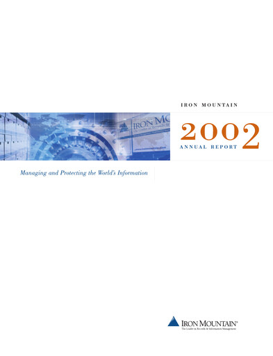 Thumbnail Iron Mountain Annual Report 2002