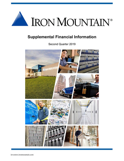 Miniature Iron Mountain Rapport trimestriel 2019-q2
