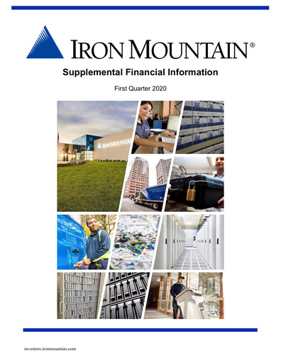 Miniature Iron Mountain Rapport trimestriel 2020-q1