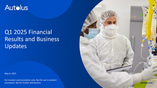 Thumbnail Autolus Therapeutics Quarterly Report 2025-q1