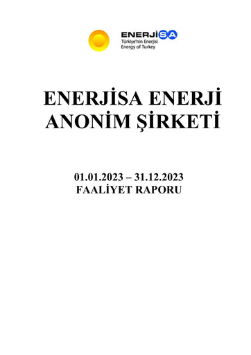 Thumbnail Enerjisa Enerji
 Annual Report 2023